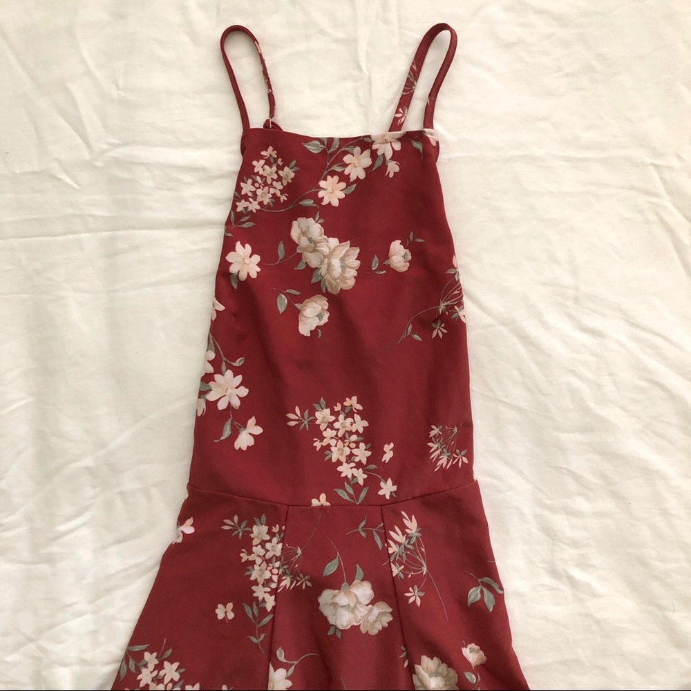 RARE NWOT Brandy Melville red Kirsten Dress